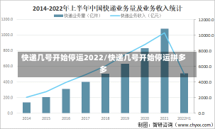 快递几号开始停运2022/快递几号开始停运拼多多