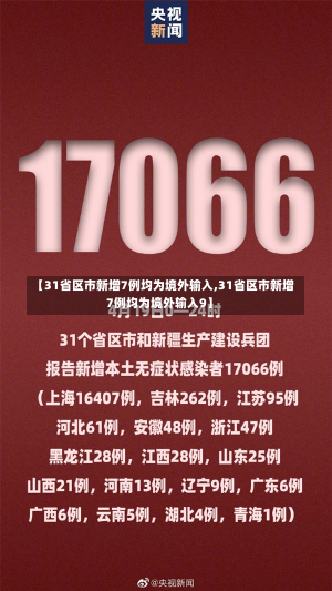 【31省区市新增7例均为境外输入,31省区市新增7例均为境外输入9】