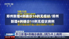 郑州新增4例确诊10例无症状/郑州新增4例确诊10例无症状病例