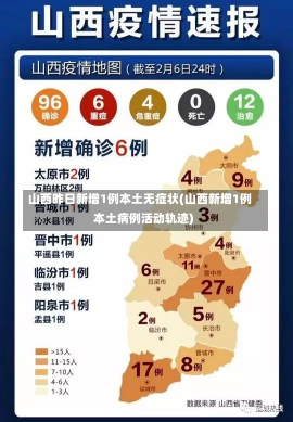 山西昨日新增1例本土无症状(山西新增1例本土病例活动轨迹)