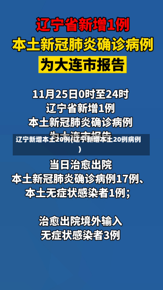 辽宁新增本土20例(辽宁新增本土20例病例)