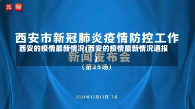 西安的疫情最新情况(西安的疫情最新情况通报)