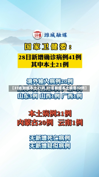 【31省新增本土21例,31省新增本土病例12例】