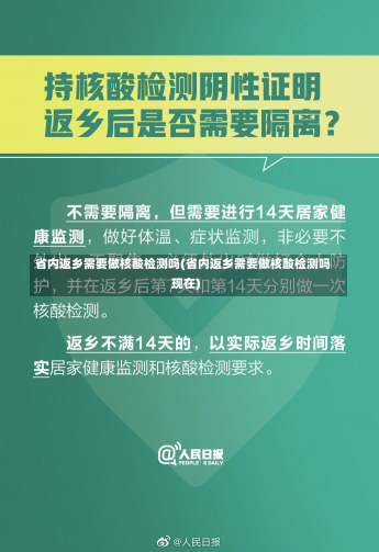 省内返乡需要做核酸检测吗(省内返乡需要做核酸检测吗现在)