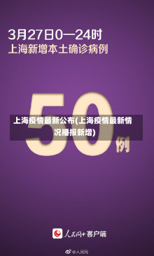 上海疫情最新公布(上海疫情最新情况播报新增)